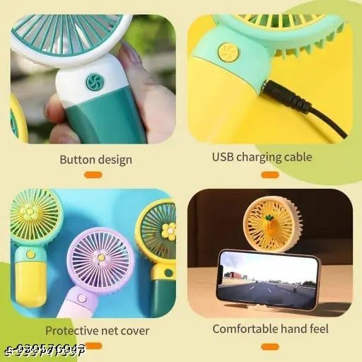 My Melody Mini Portable Fan – Cute USB Rechargeable Hand Fan