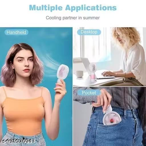 My Melody Mini Portable Fan – Cute USB Rechargeable Hand Fan